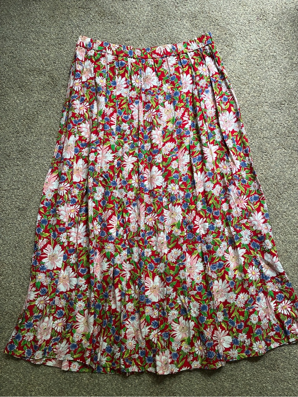 Vintage Floral Susan Bristol Skirt (S)